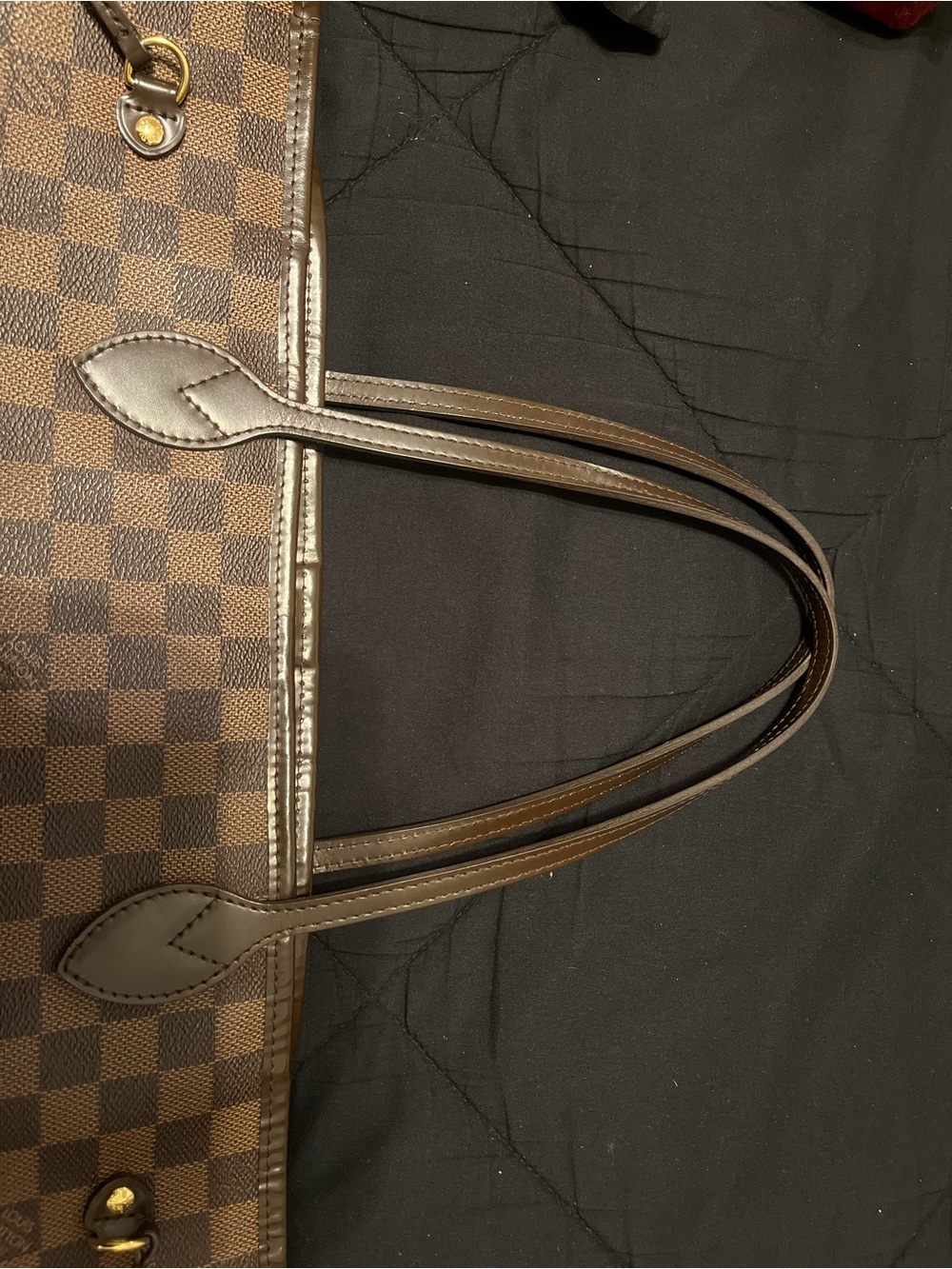 AUTHENTIC Louis Vuitton NEVERFULL MM Damier Ebene Tote Bag - Picture 6 of 10
